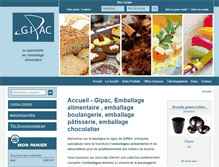 Tablet Screenshot of emballages-gipac.com